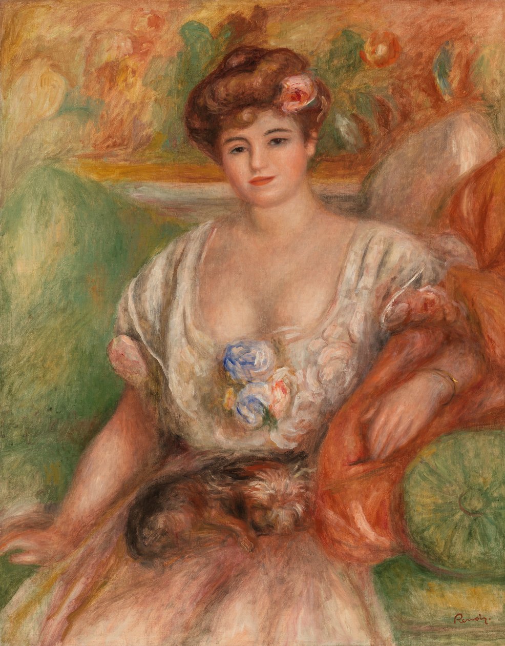 Portret van Misia Sert door Pierre-Auguste Renoir