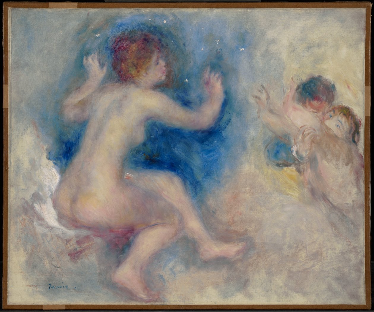 Studie voor „Scène uit Wagners Tannhäuser, derde akte“ door Pierre-Auguste Renoir