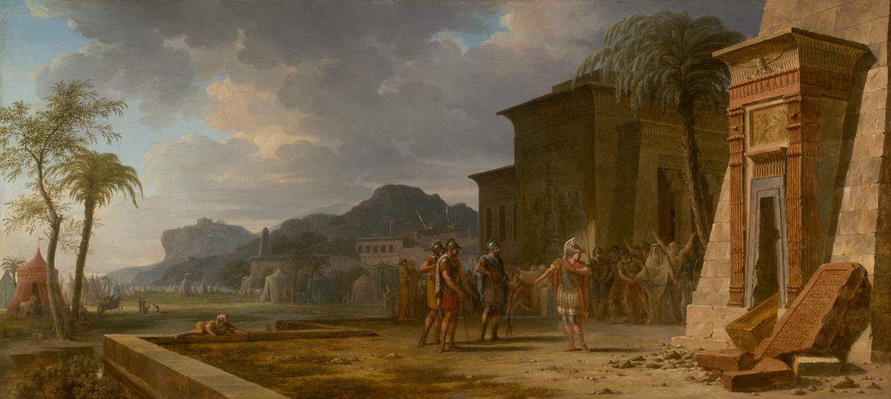 Alexander bij het graf van Cyrus de Grote door Pierre-Henri de Valenciennes