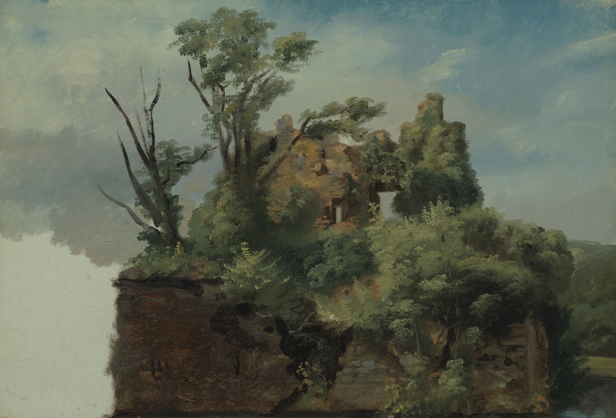 Landschap met ruïnes door Pierre-Henri de Valenciennes