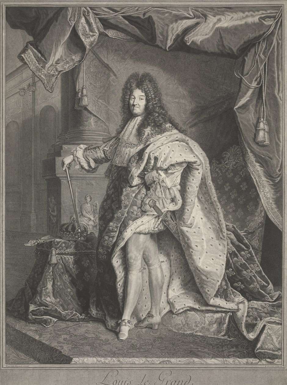 Louis de Grote door Pierre Imbert Drevet