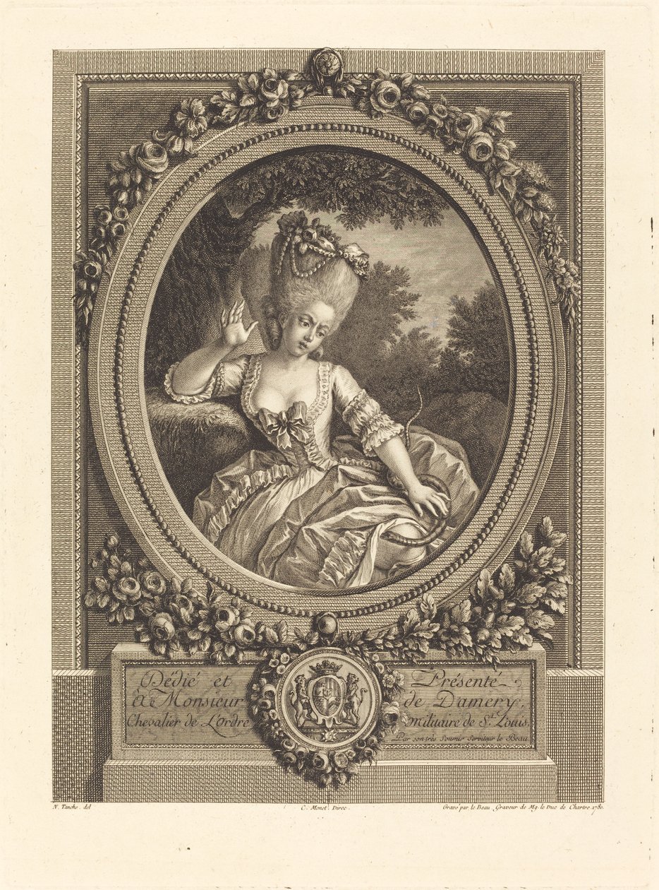 Het gevaar van de bosjes door Pierre Adrien Le Beau after Nicolas Tanché
