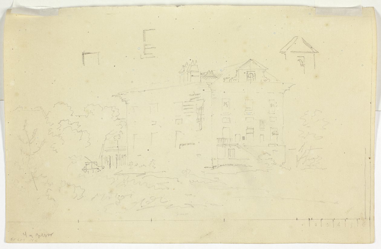 Een huis door Pierre Antoine Mongin