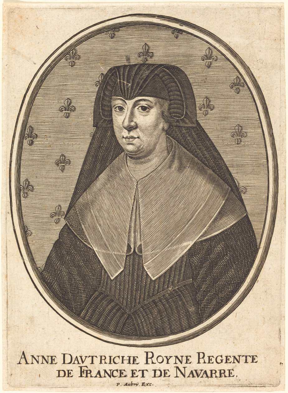 Anna van Oostenrijk door Pierre Aubry