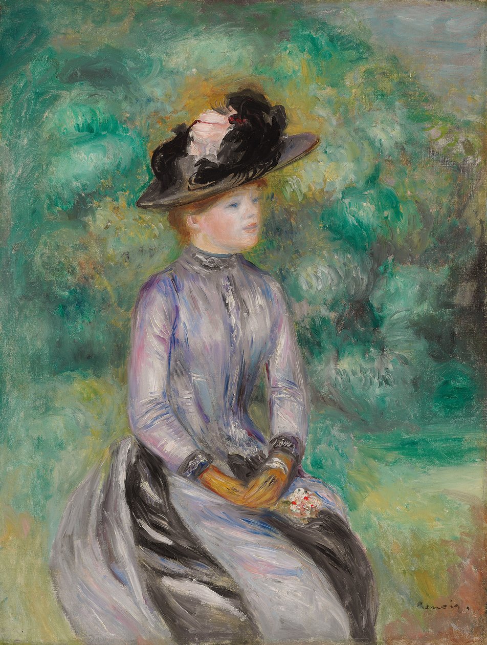 Adrienne, c.1878 door Pierre Auguste Renoir