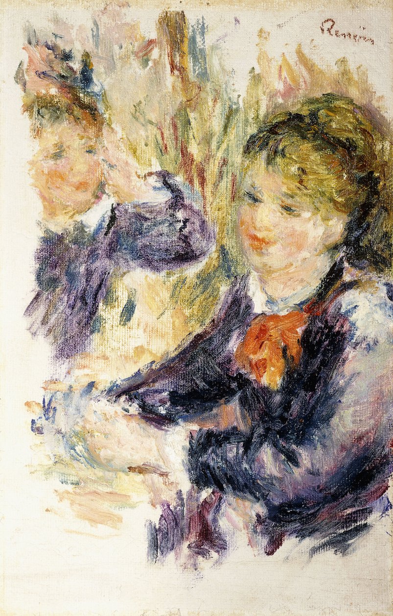 Bij de modiste door Pierre Auguste Renoir