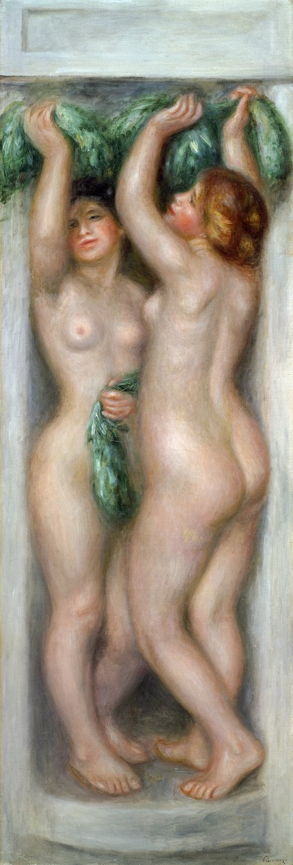 Kariatiden, ca. 1910 door Pierre Auguste Renoir