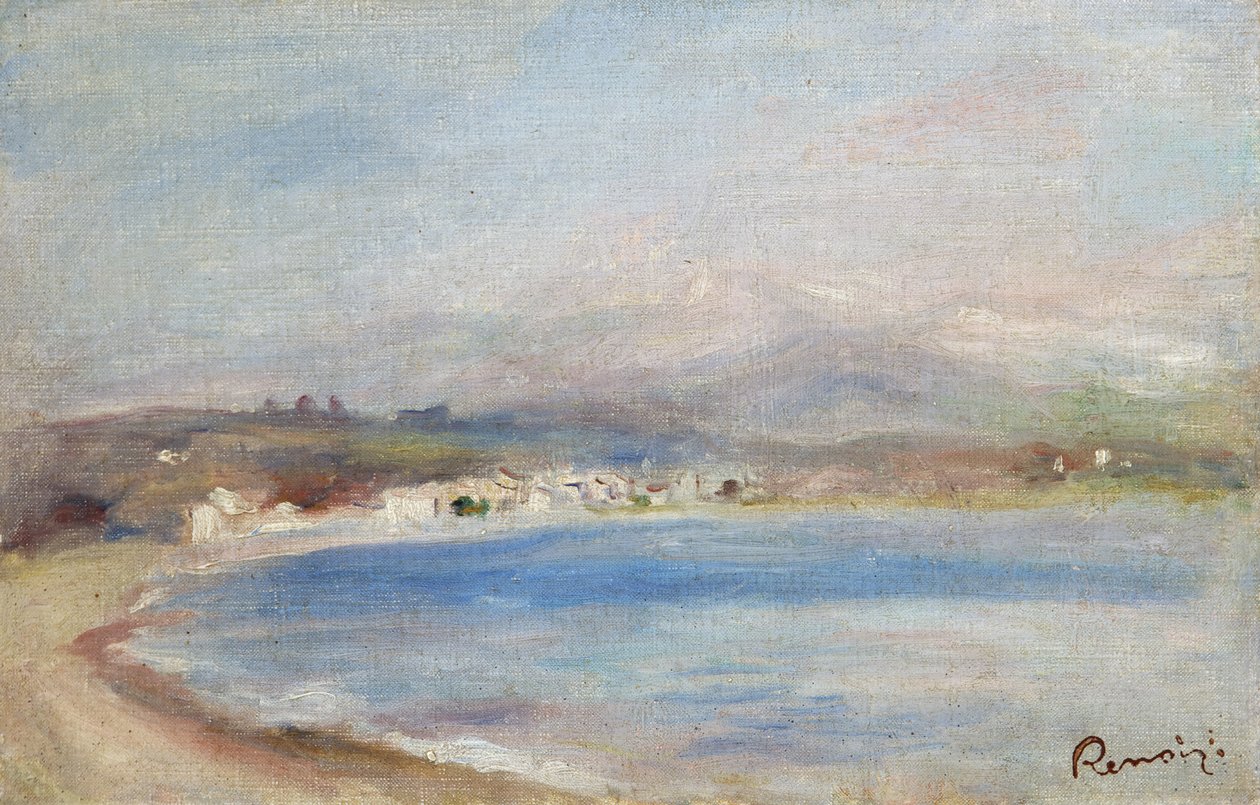 Cros de Cagnes, Mer, Montagnes, ca. 1910 door Pierre Auguste Renoir