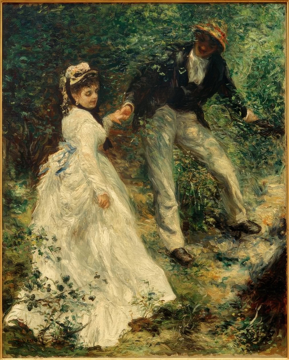 De wandeling door Pierre Auguste Renoir