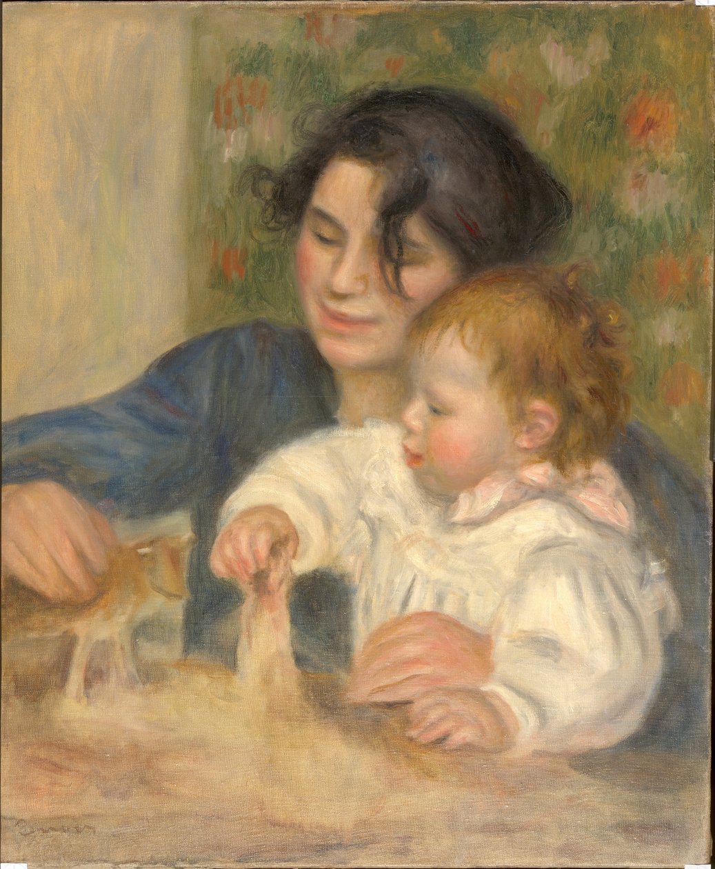 Frans: Gabrielle et Jean door Pierre Auguste Renoir