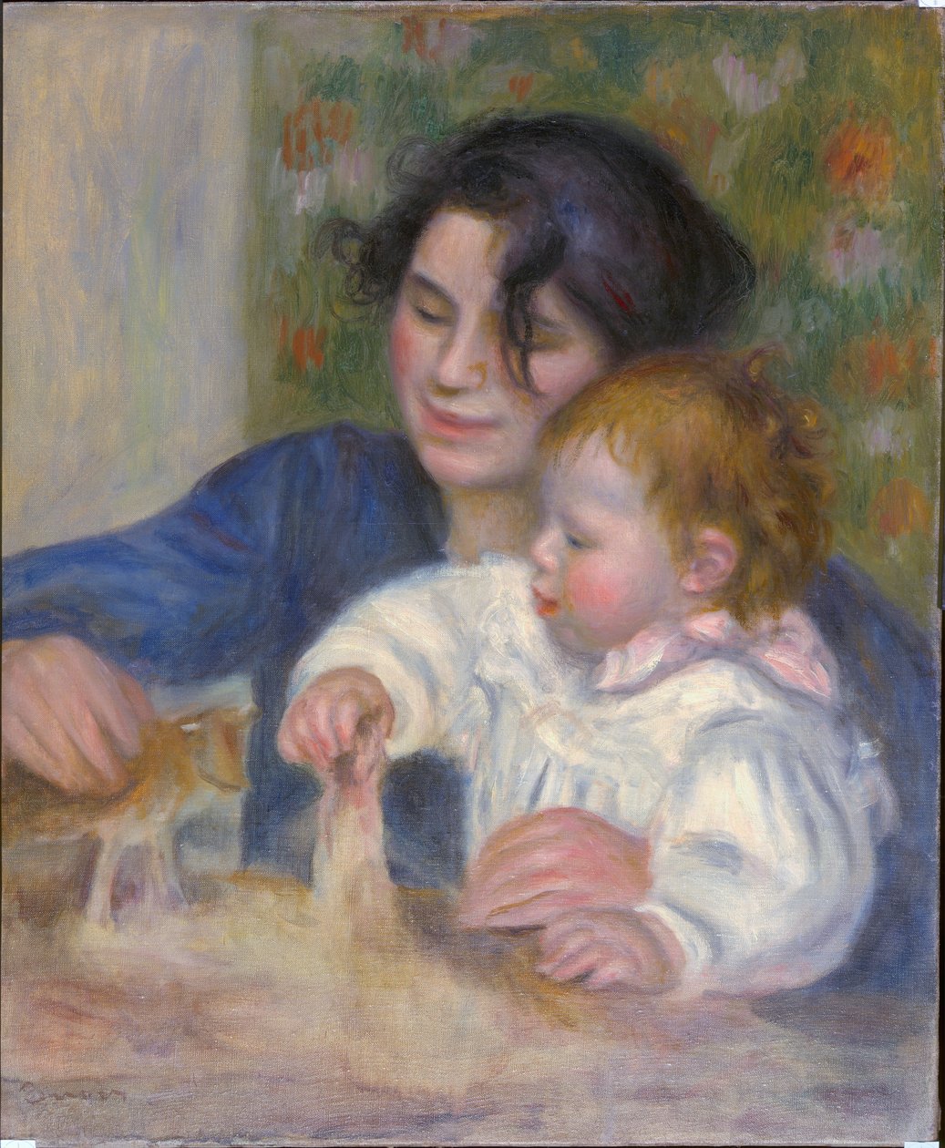 Frans: Gabrielle et Jean door Pierre Auguste Renoir