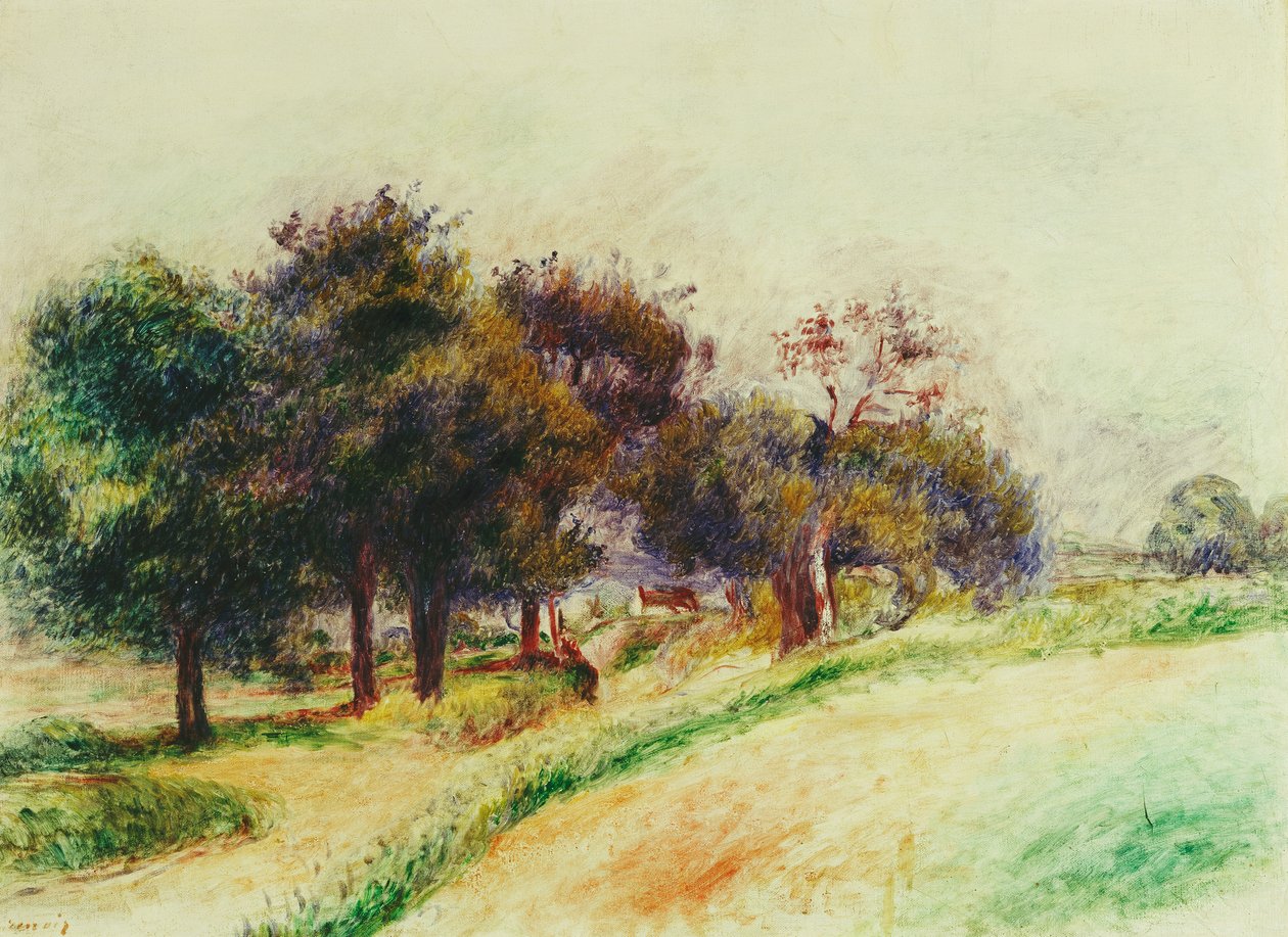 Landschap door Pierre Auguste Renoir