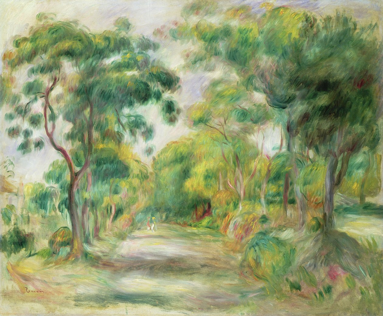 Landschap van de Midi door Pierre Auguste Renoir