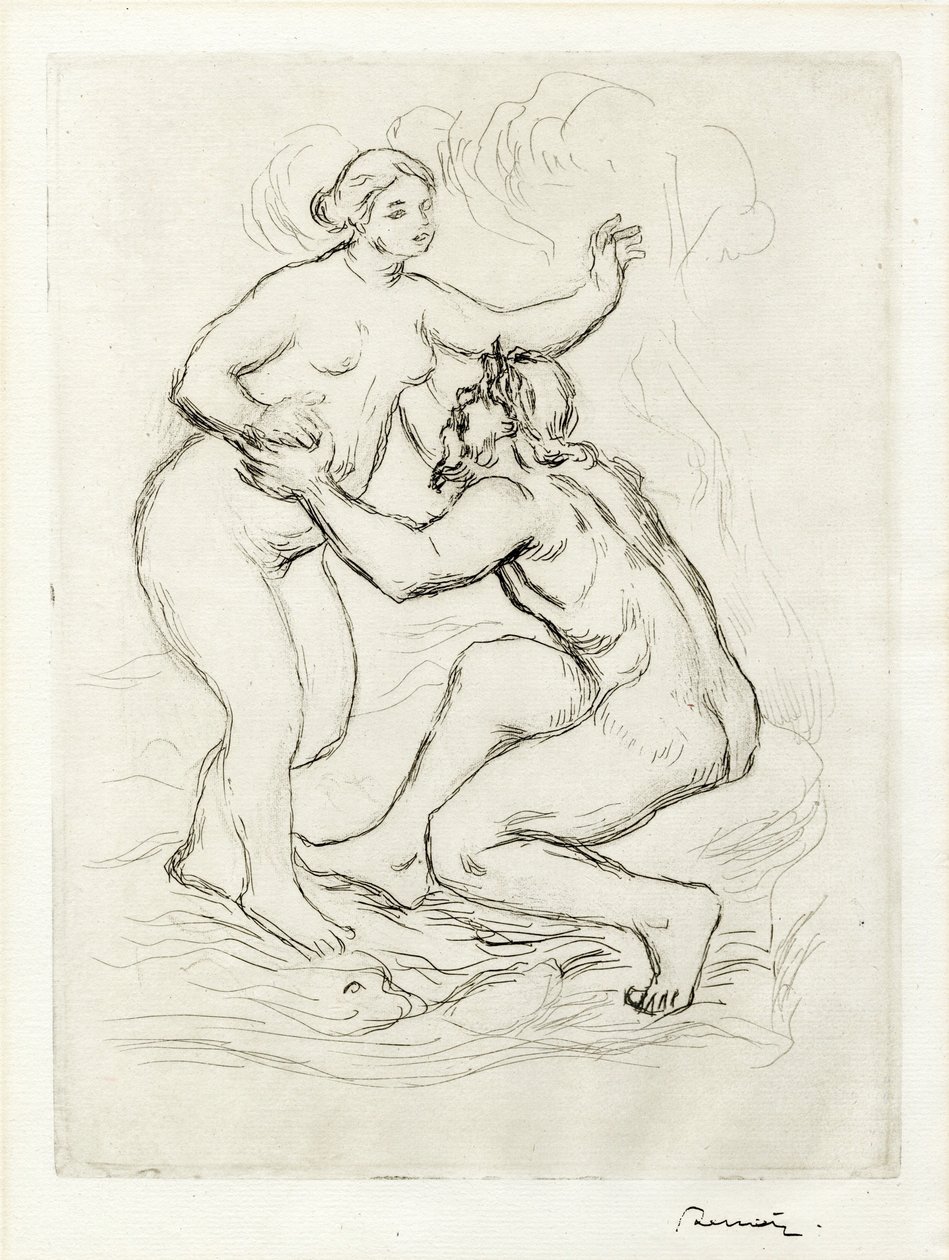 Le Fleuve Scamandre (De rivier Scamander) door Pierre Auguste Renoir
