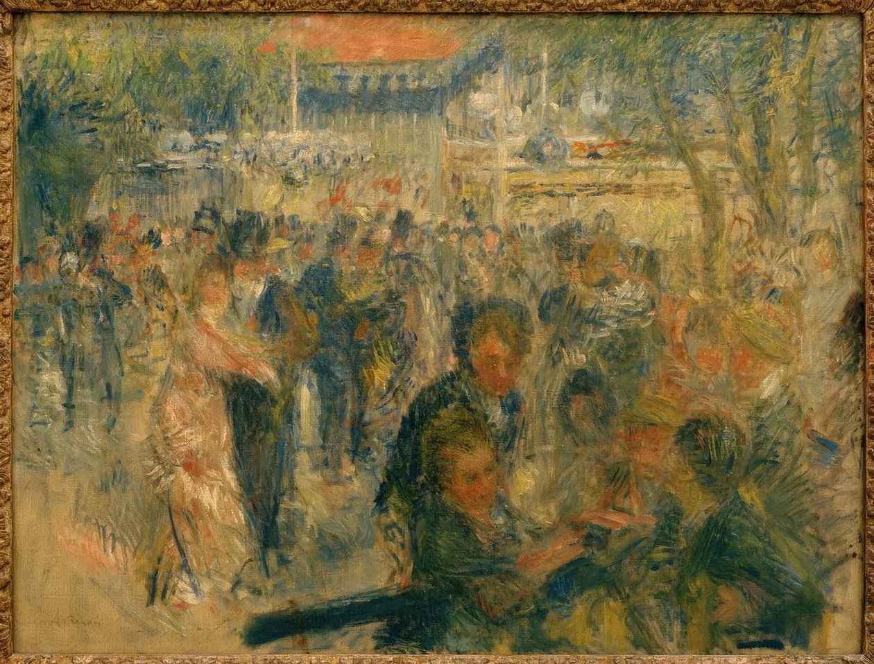 Het bal in de Moulin de la Galette door Pierre Auguste Renoir