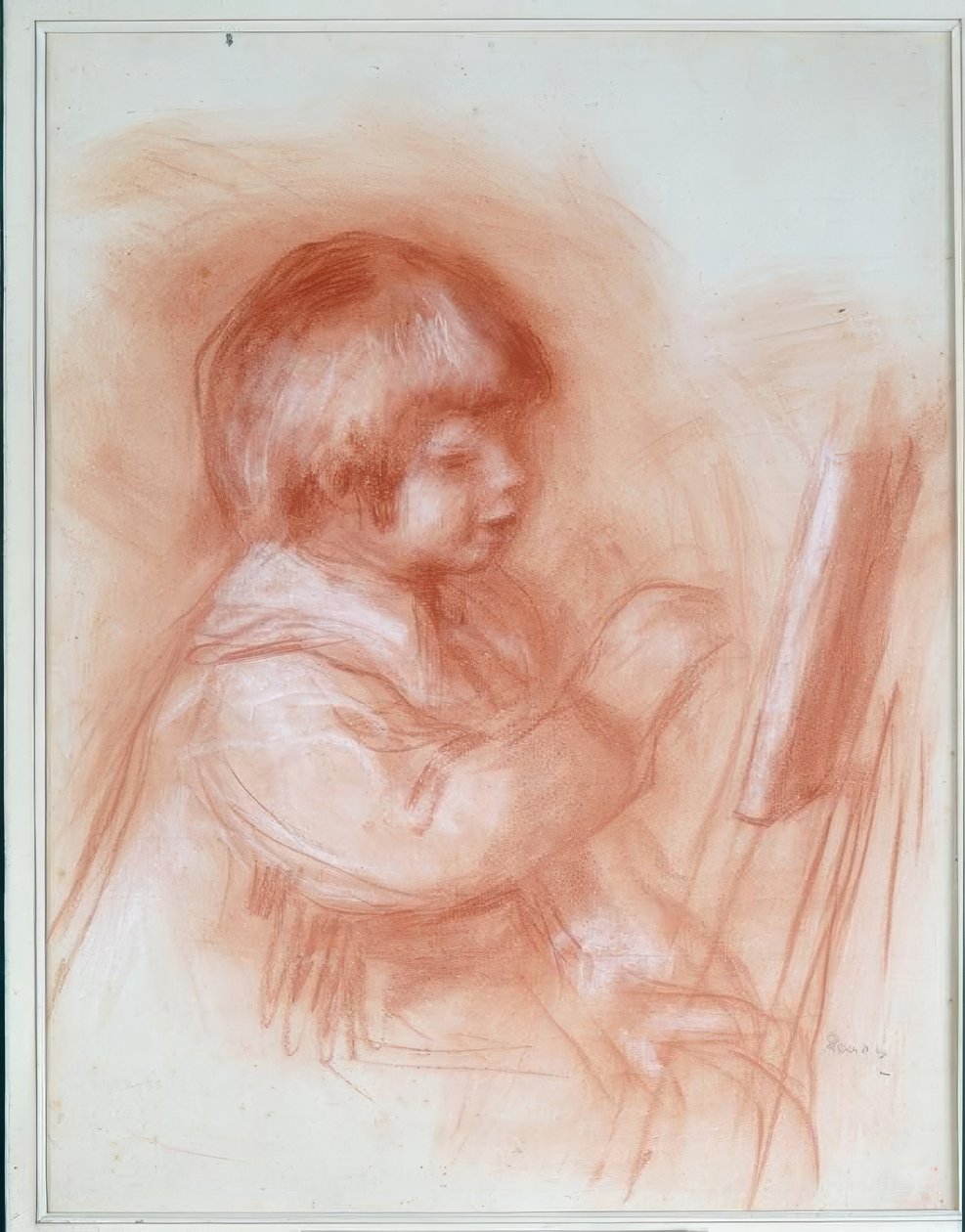 De kleine schilder door Pierre-Auguste Renoir