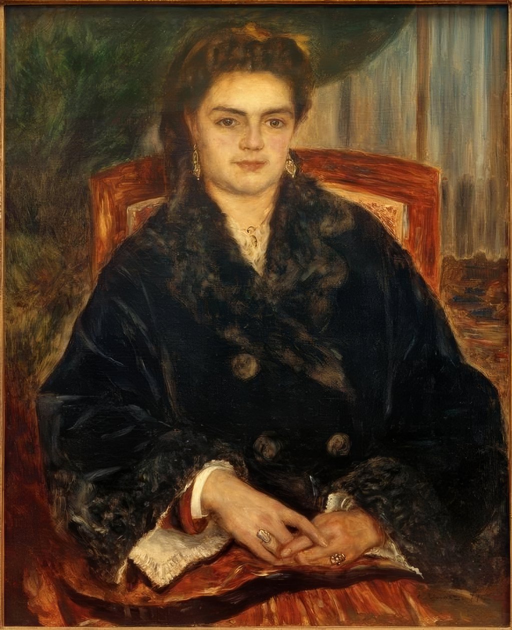 Mevrouw Edouard Bernier door Pierre Auguste Renoir