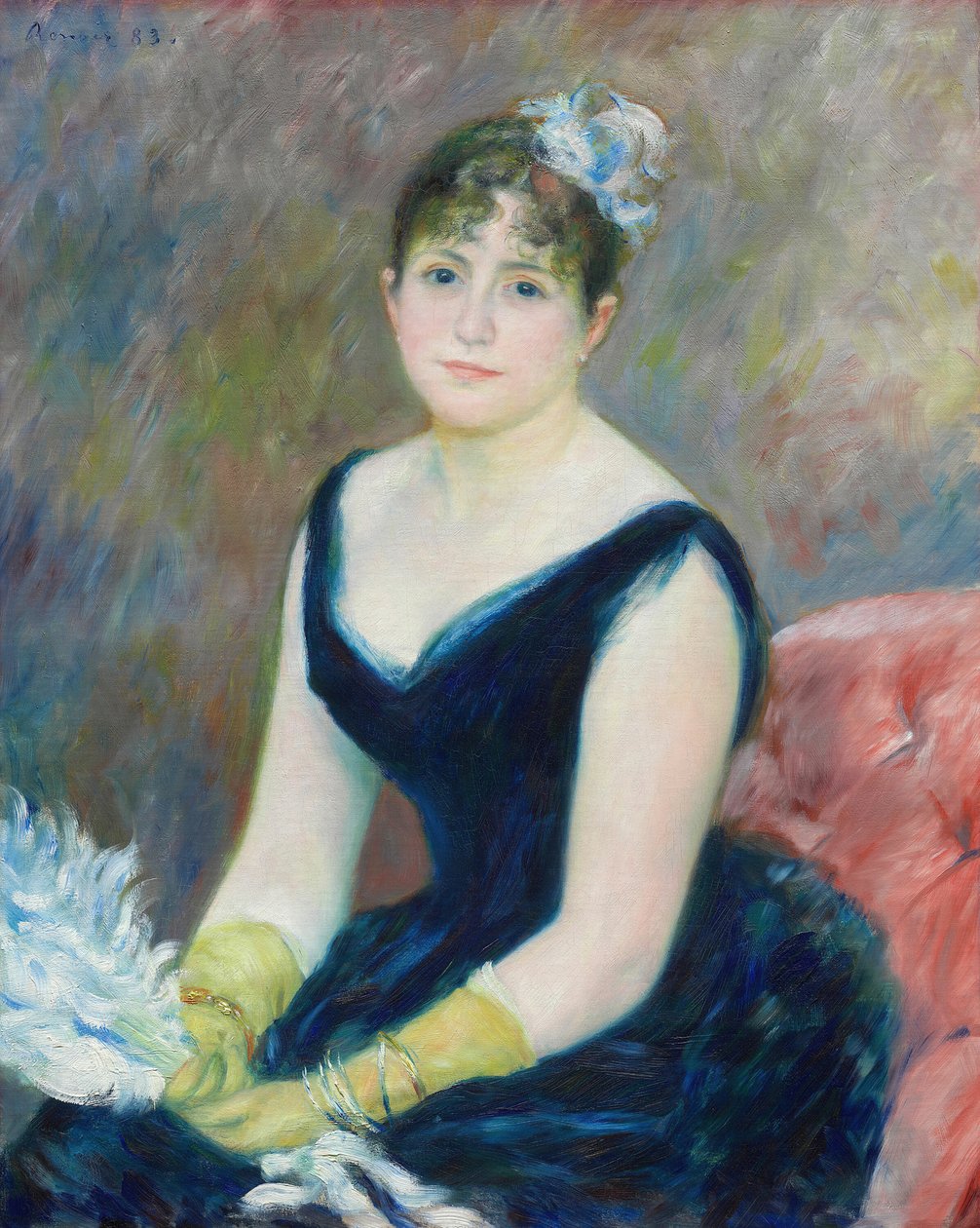 Madame Léon Clapisson, 1883 door Pierre Auguste Renoir