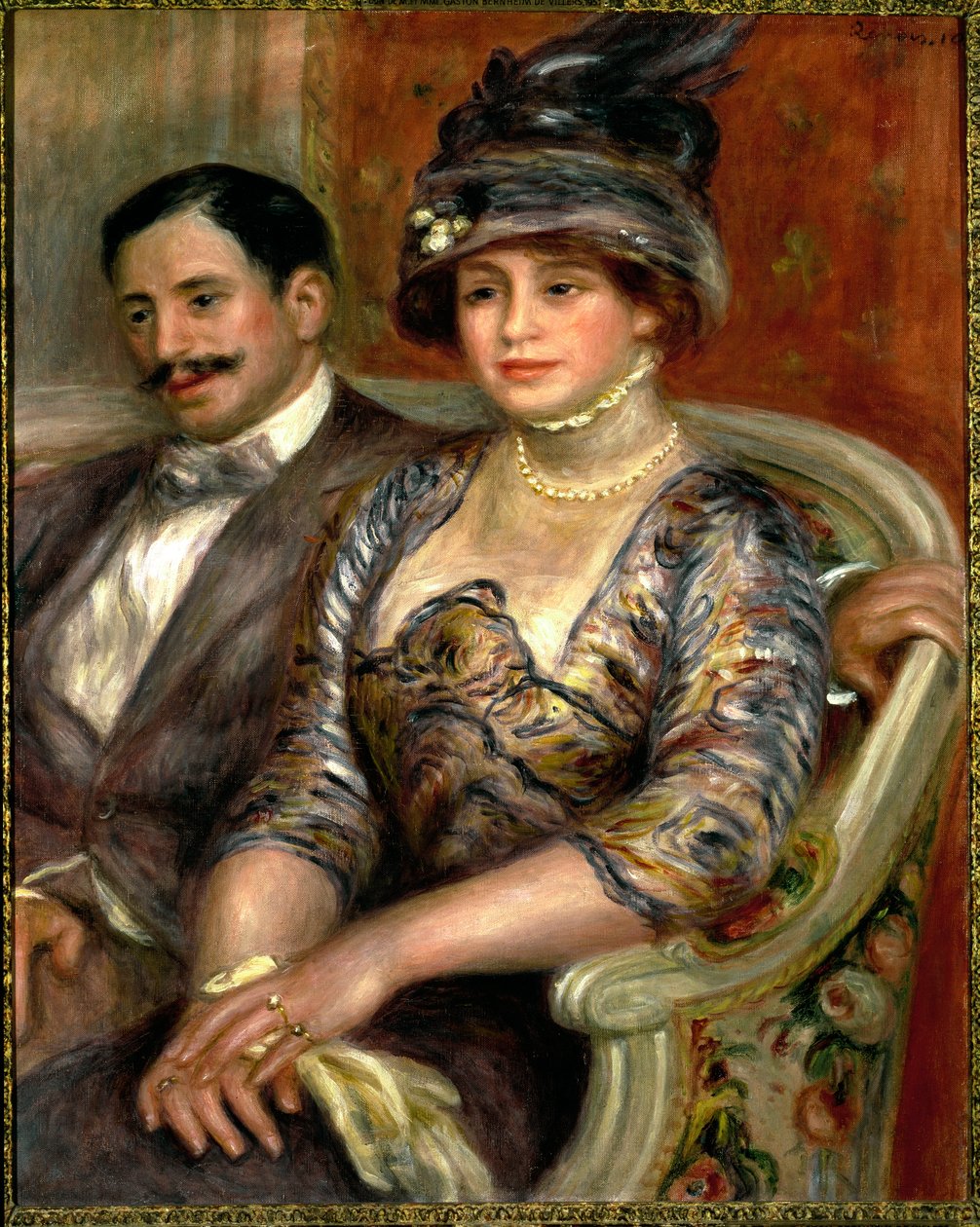 Monsieur et Madame Bernheim de Villers - Portret van Gaston Bernheim de Villers door Pierre Auguste Renoir