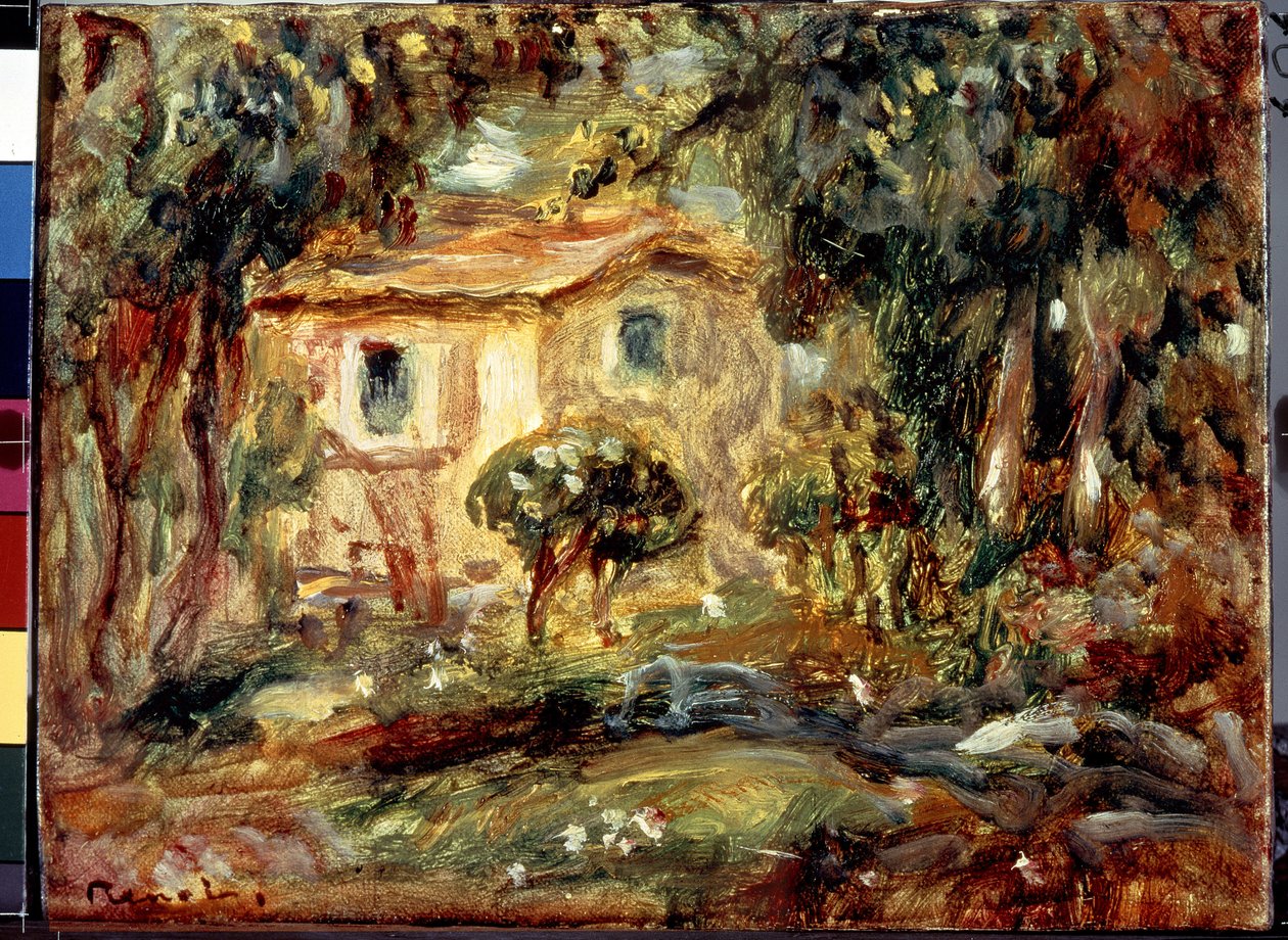 Landschap. Le Cannet door Pierre Auguste Renoir