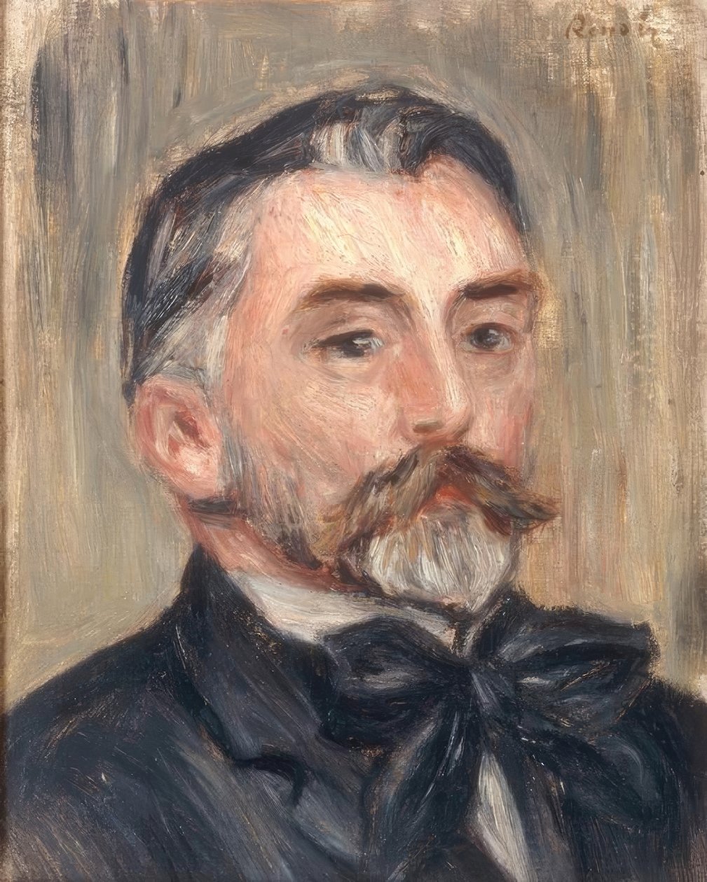 Portret van Stéphane Mallarmé door Pierre Auguste Renoir