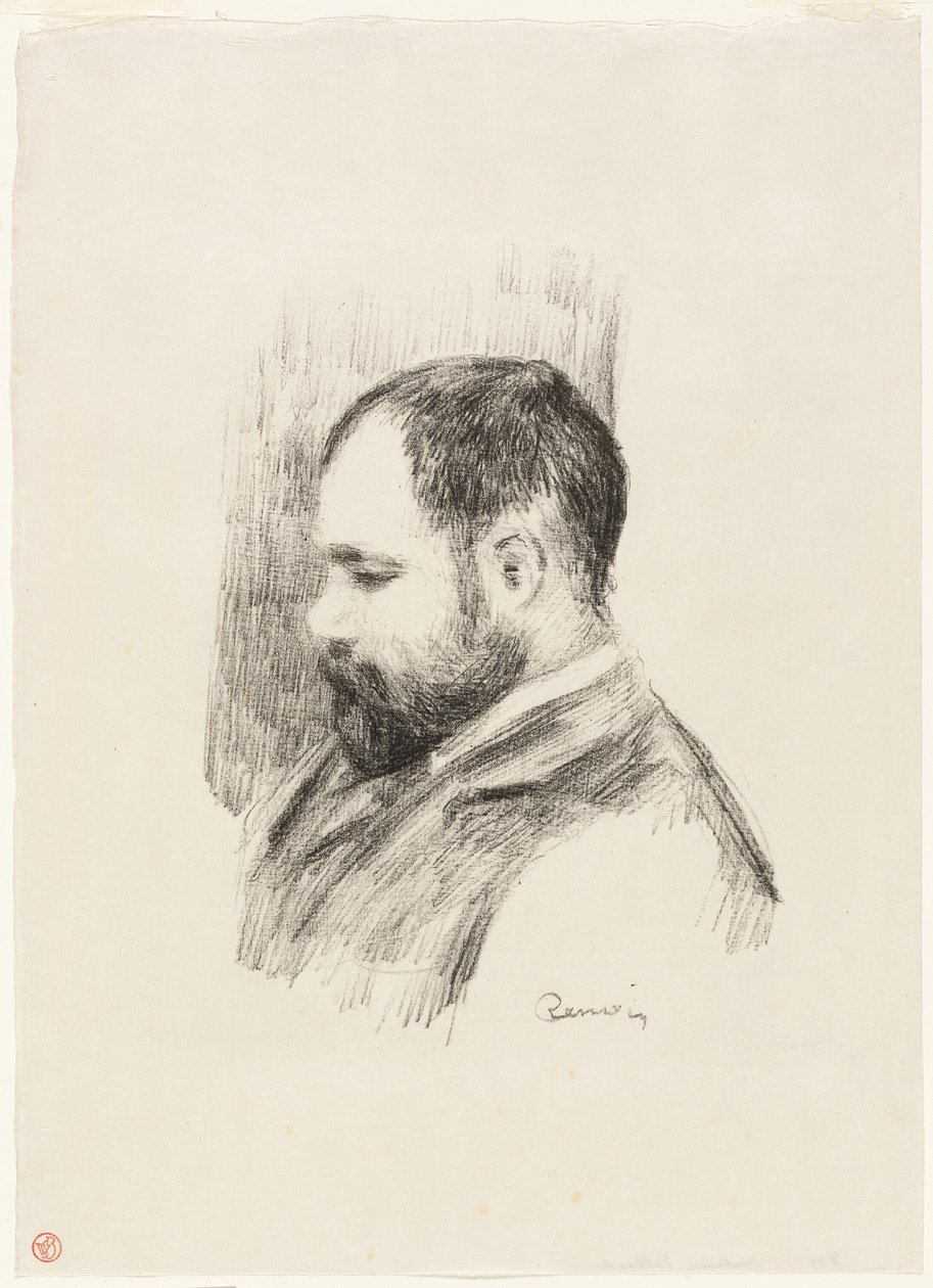 Portret van Ambroise Vollard door Pierre-Auguste Renoir