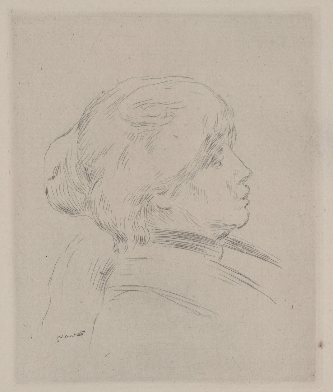 Portret van Berthe Morisot door Pierre Auguste Renoir