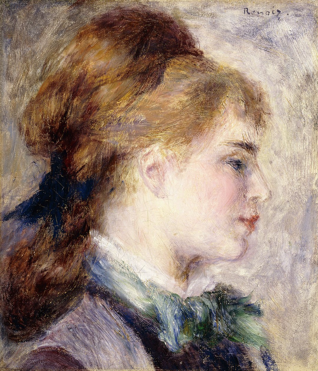 Portret van Nina Lopez door Pierre Auguste Renoir