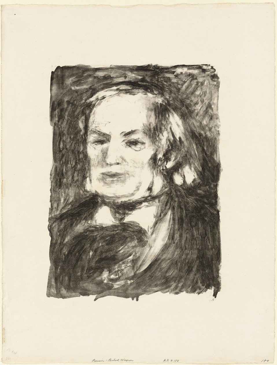 Portret van Richard Wagner door Pierre Auguste Renoir