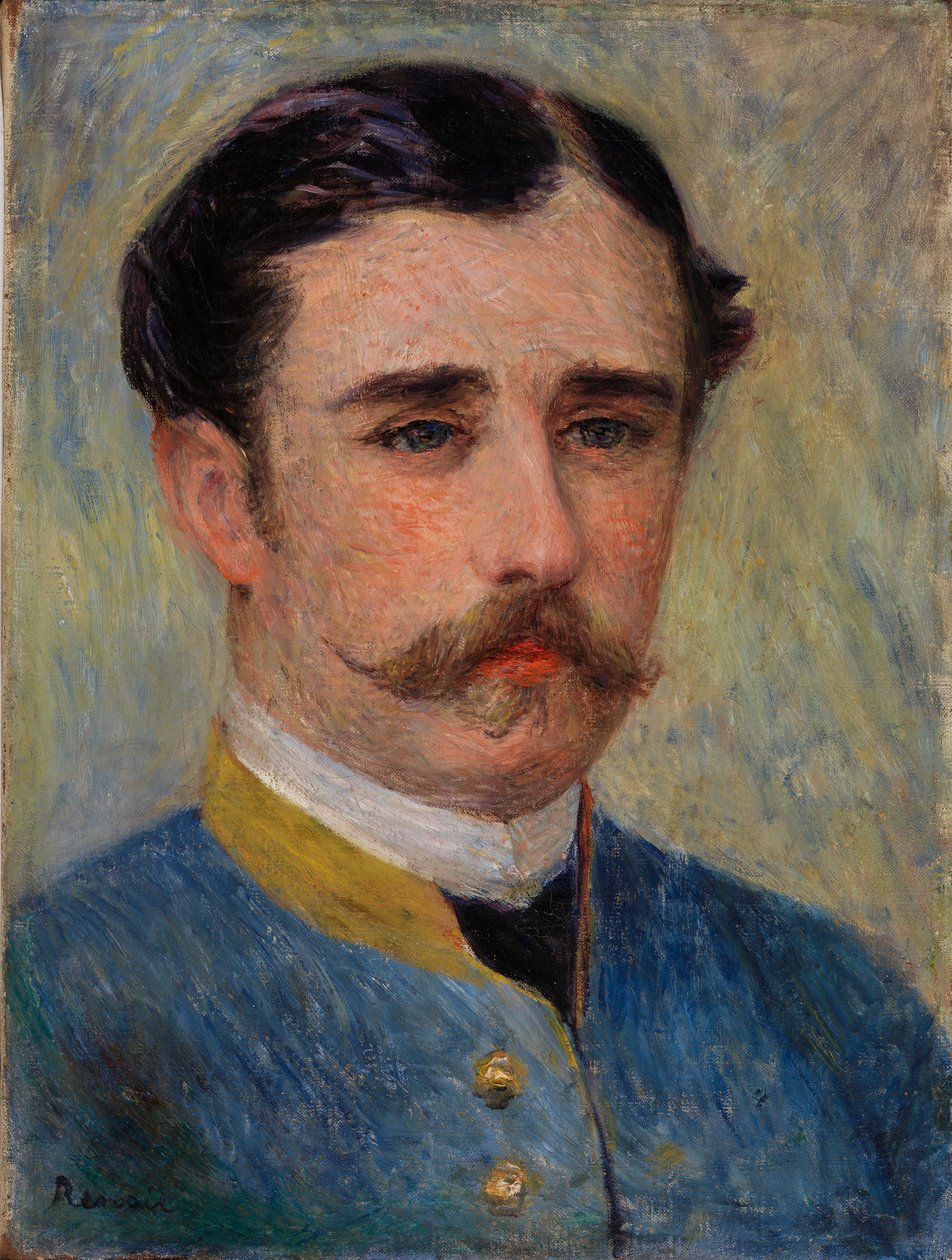 Portret van een man (Monsieur Charpentier) door Pierre Auguste Renoir