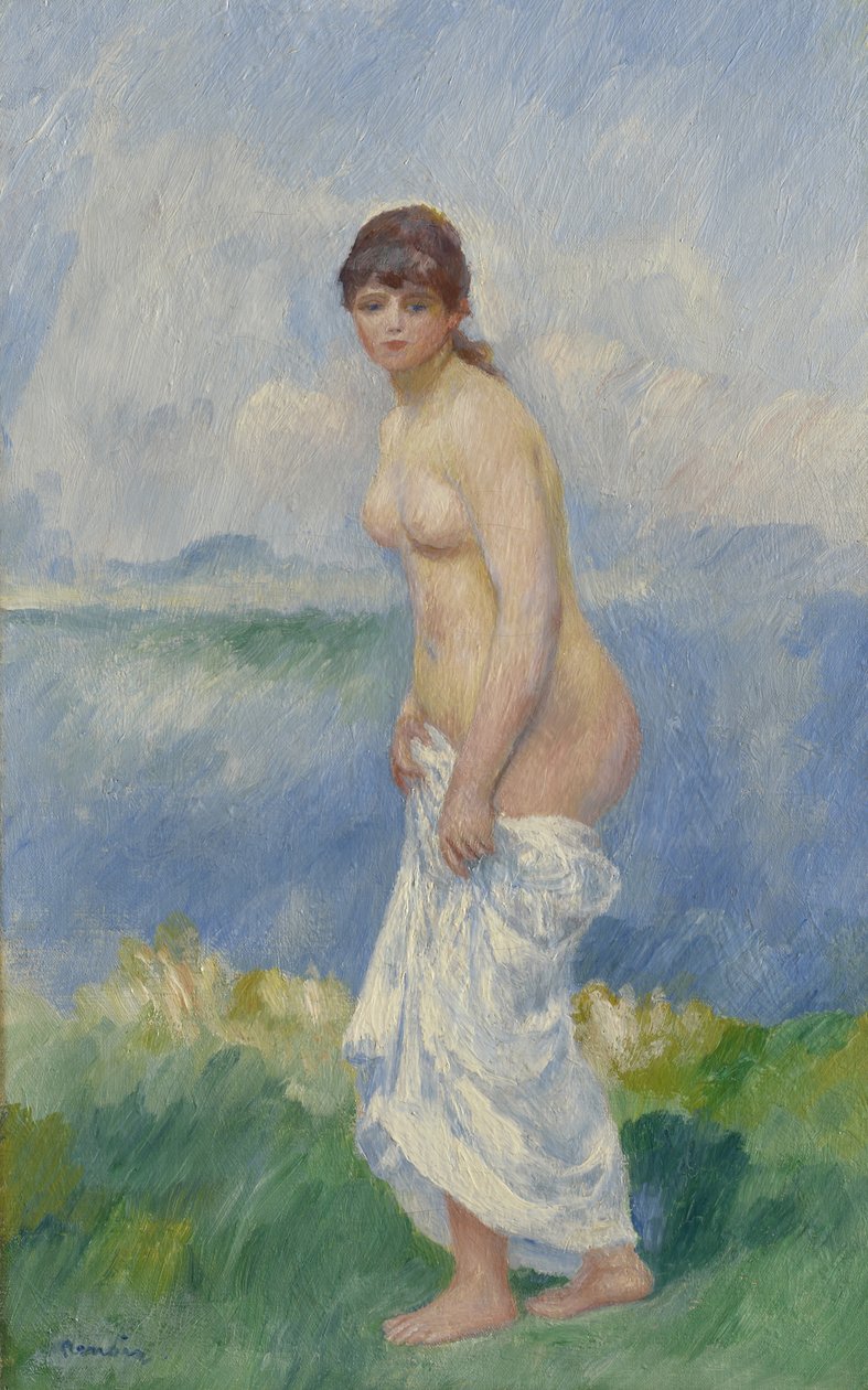 Staande bader, c.1885 door Pierre-Auguste Renoir