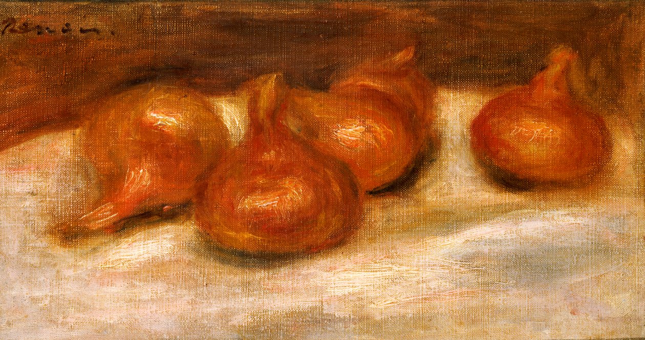 Stilleven met granaatappels door Pierre Auguste Renoir