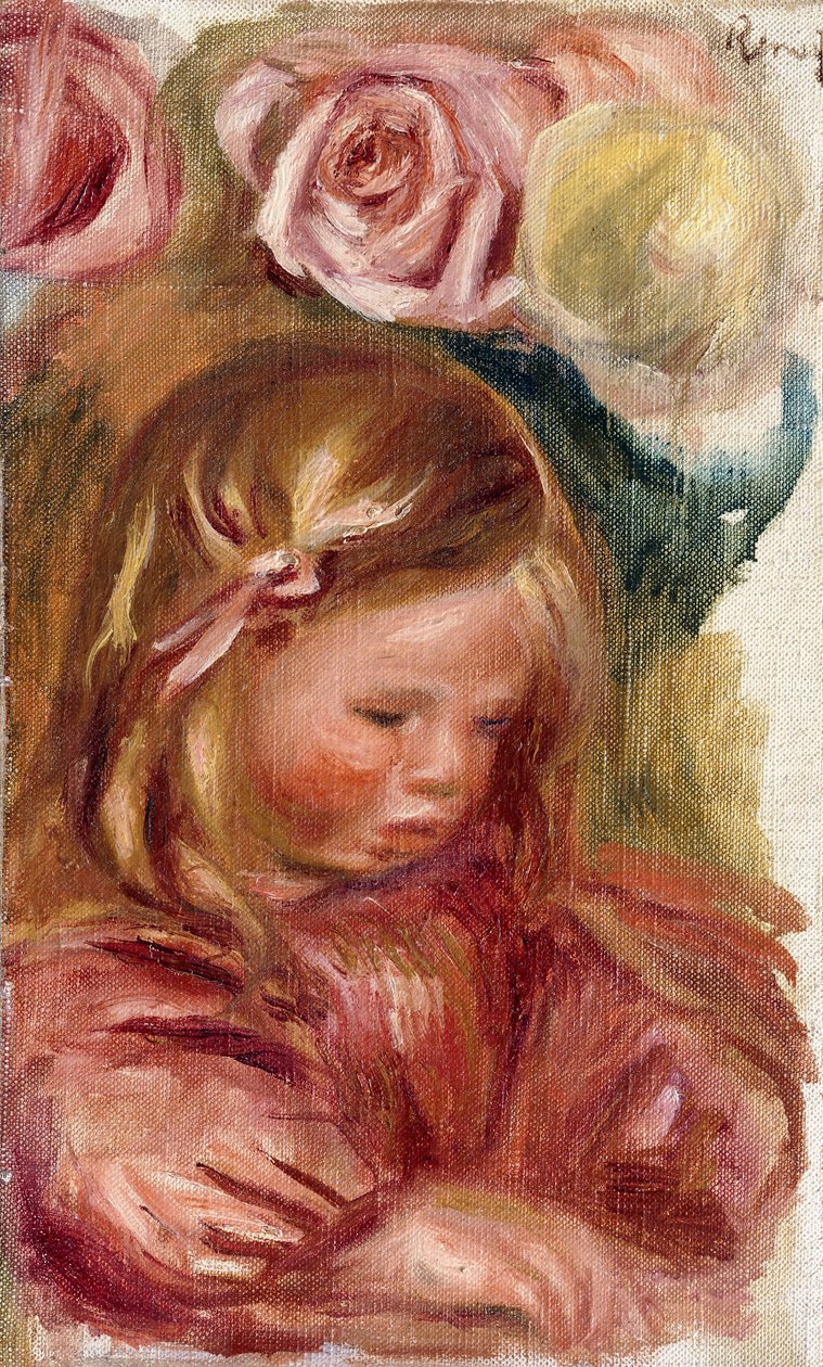 Studie, Coco in de Rozen door Pierre Auguste Renoir