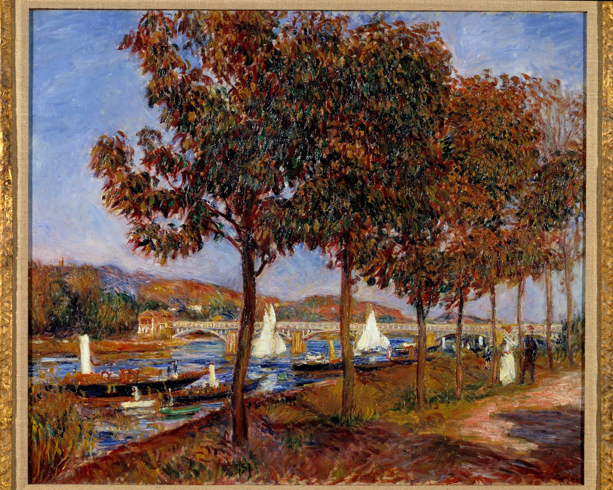 De Brug van Argenteuil door Pierre Auguste Renoir