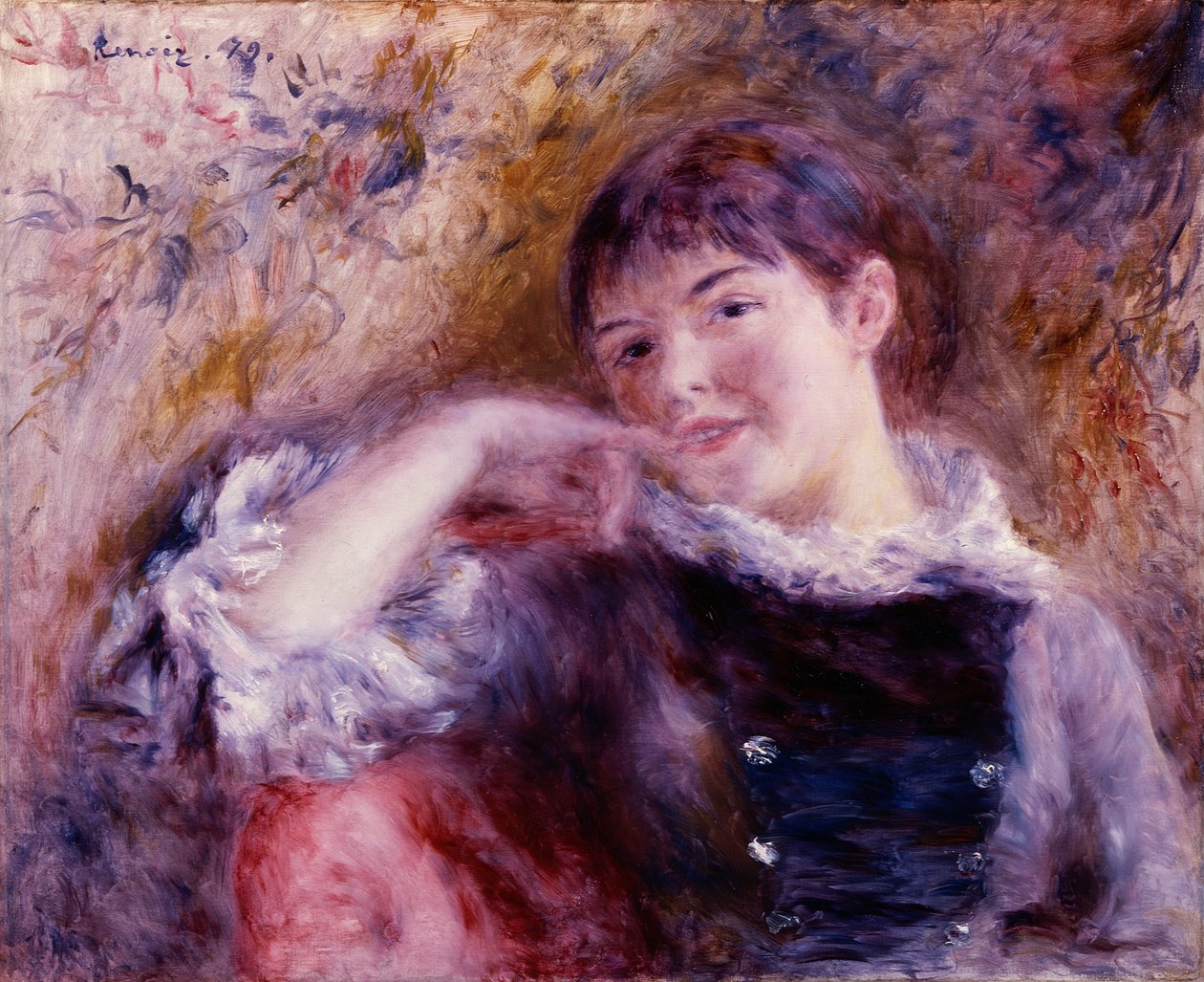 De dromer door Pierre Auguste Renoir