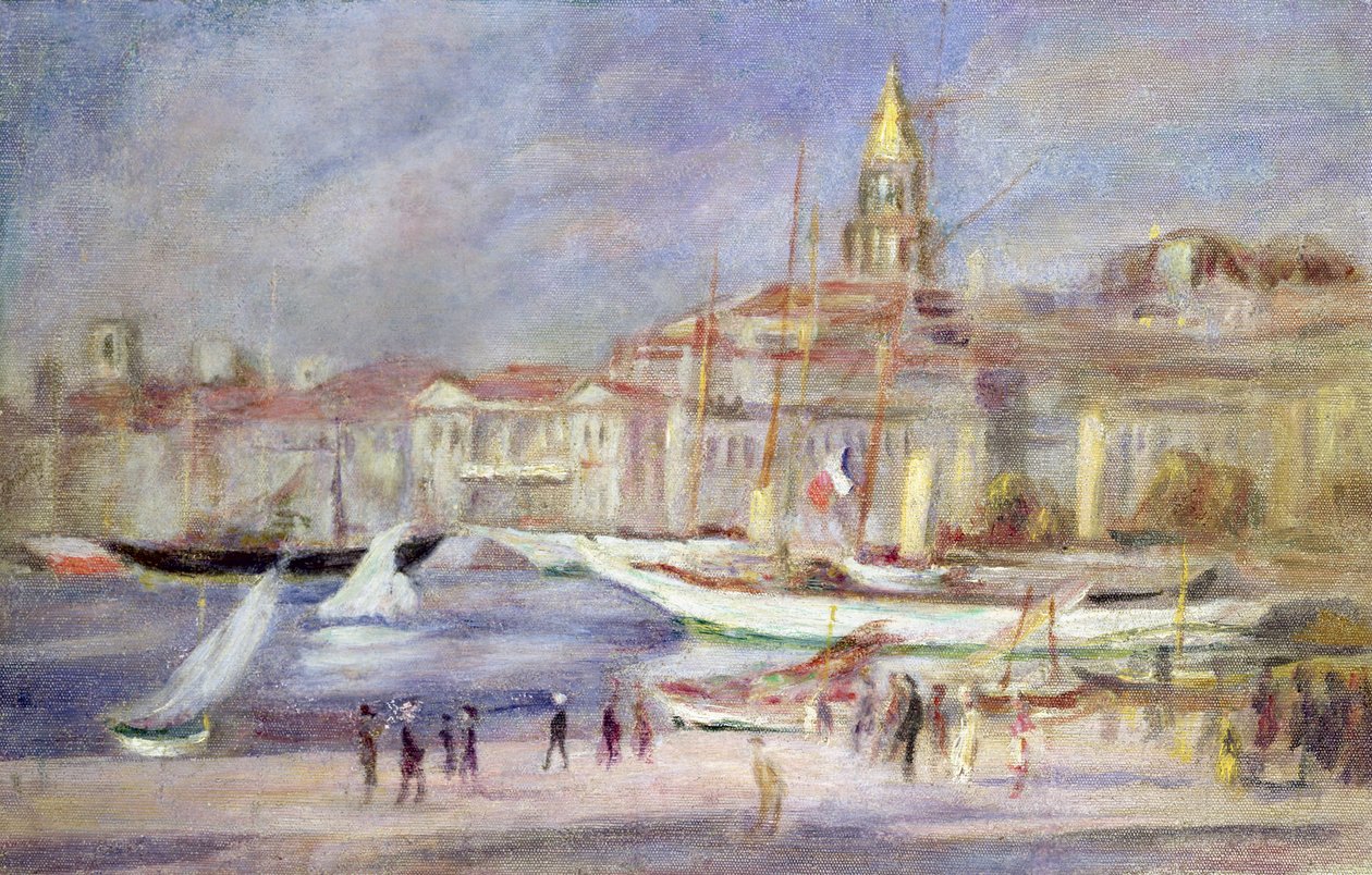 De Oude Haven van Marseille, ca. 1912 door Pierre Auguste Renoir