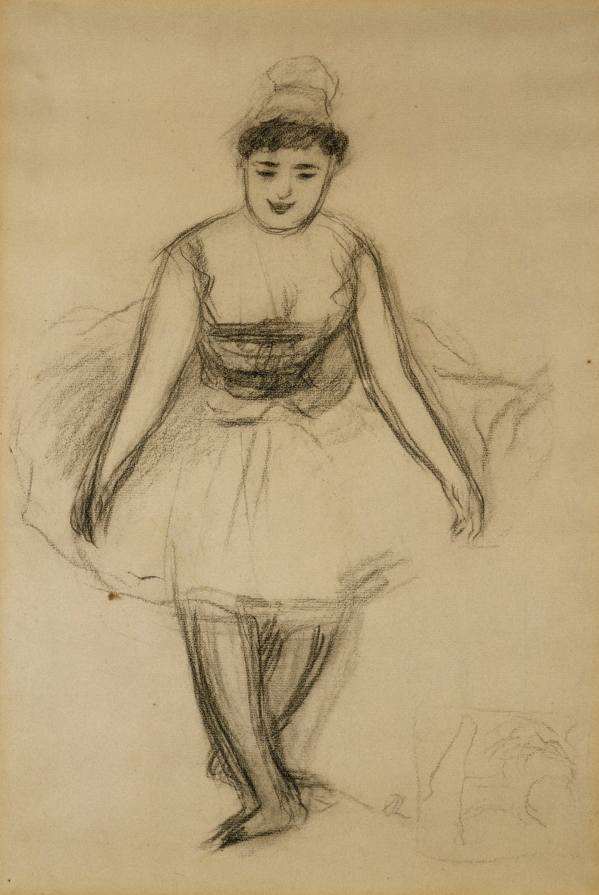De zangeres Rosita Mauri door Pierre Auguste Renoir