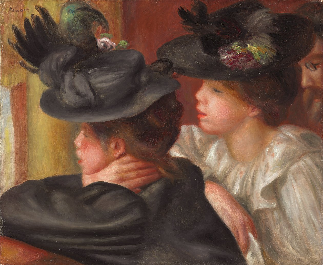 De theaterloge; Au Theatre, la loge, 1894 door Pierre Auguste Renoir