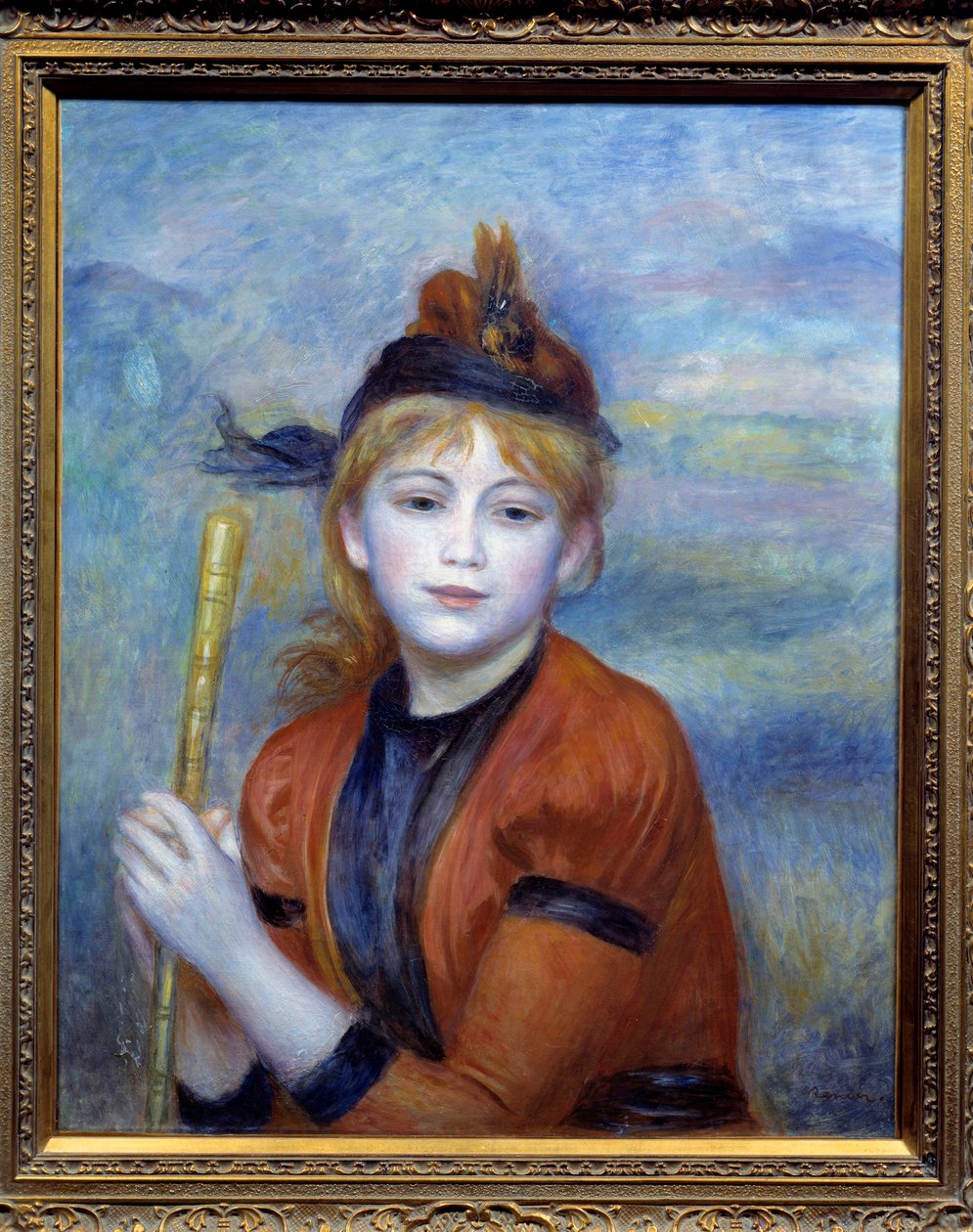 De wandelaar door Pierre-Auguste Renoir