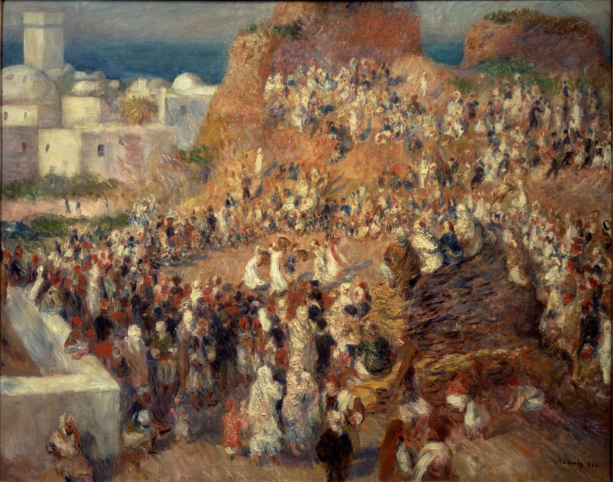 De moskee of Arabisch Festival in Algiers door Pierre Auguste Renoir
