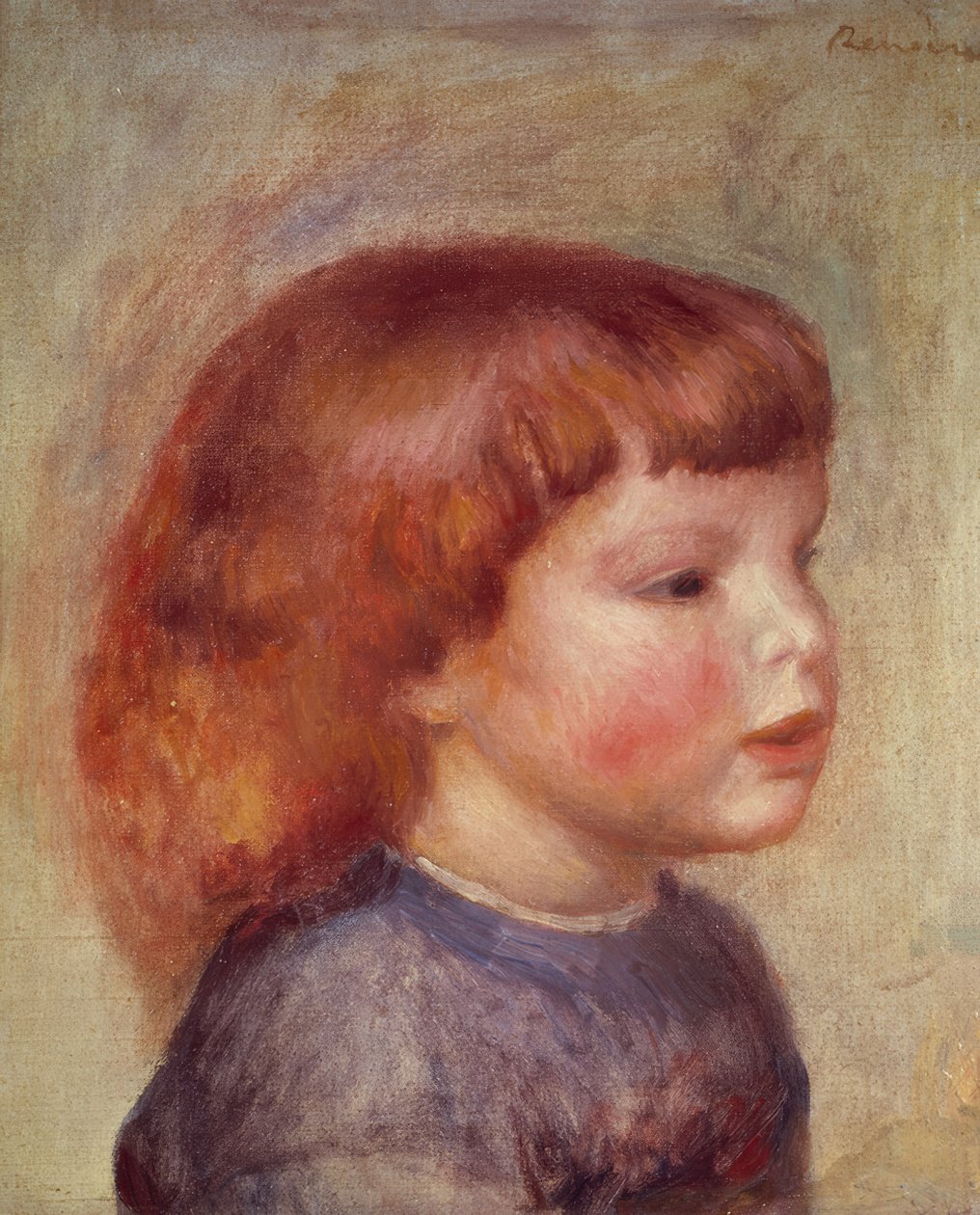 Kinderhoofd door Pierre Auguste Renoir