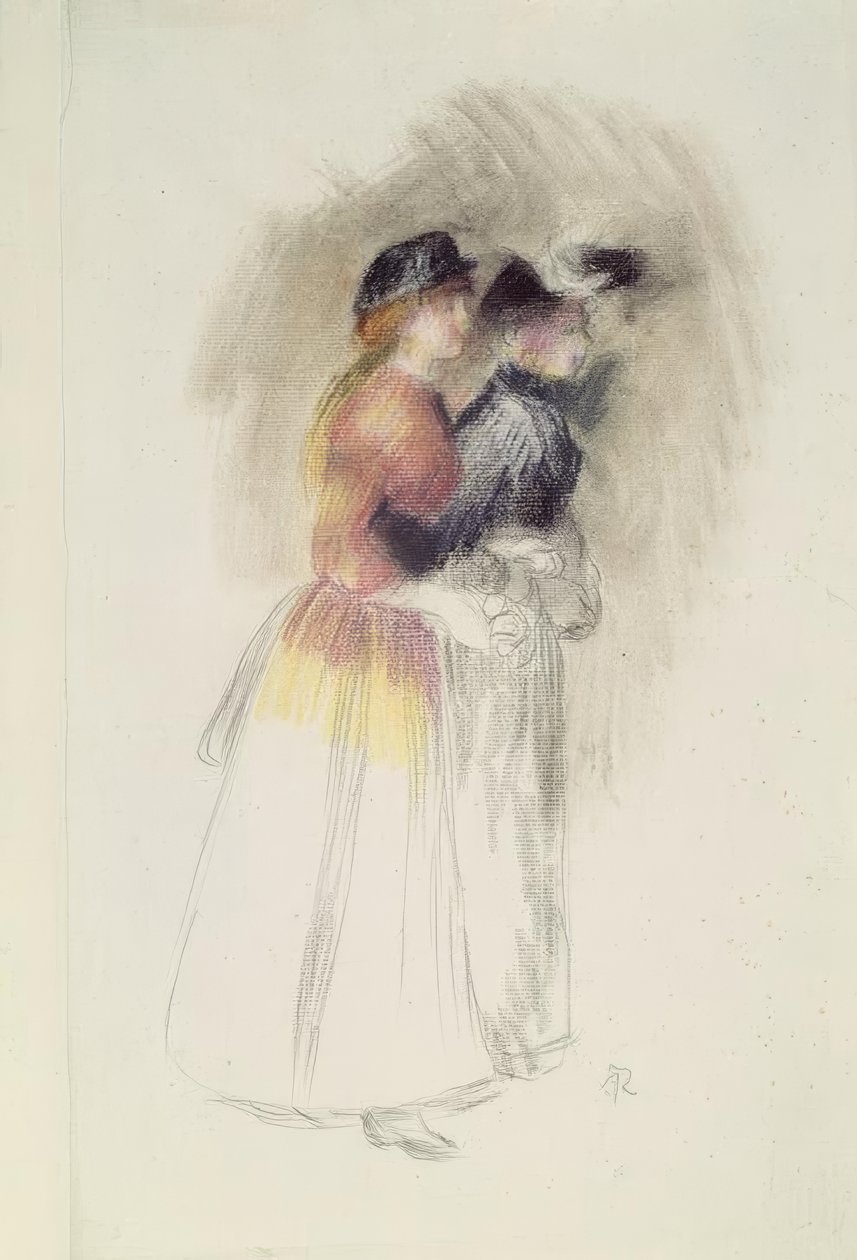 Twee Vrouwen door Pierre Auguste Renoir