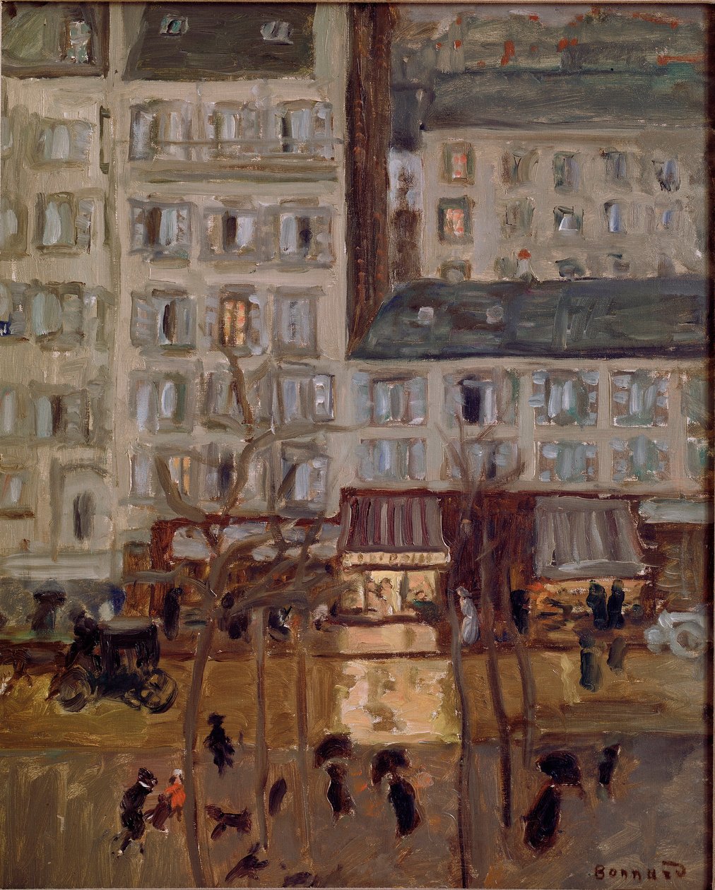 Boulevard de Clichy door Pierre Bonnard