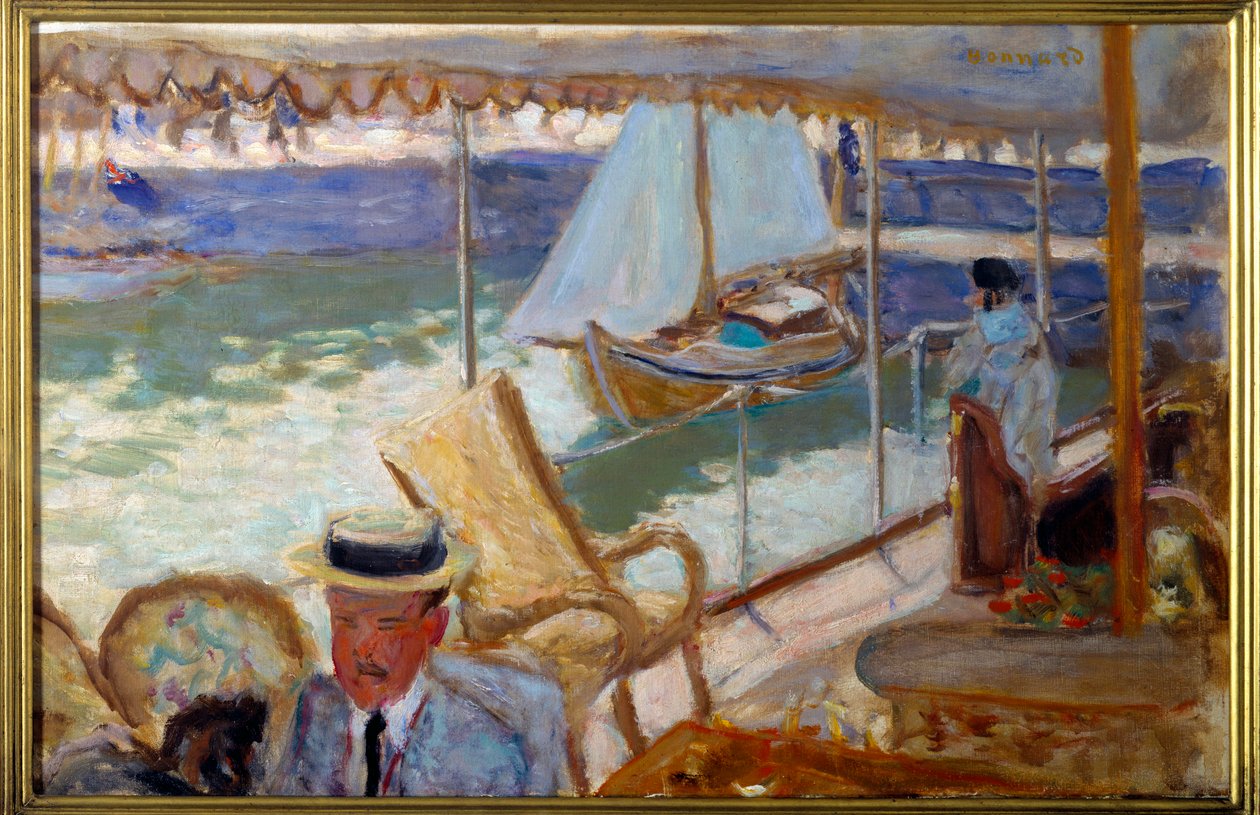 Met de jacht door Pierre Bonnard