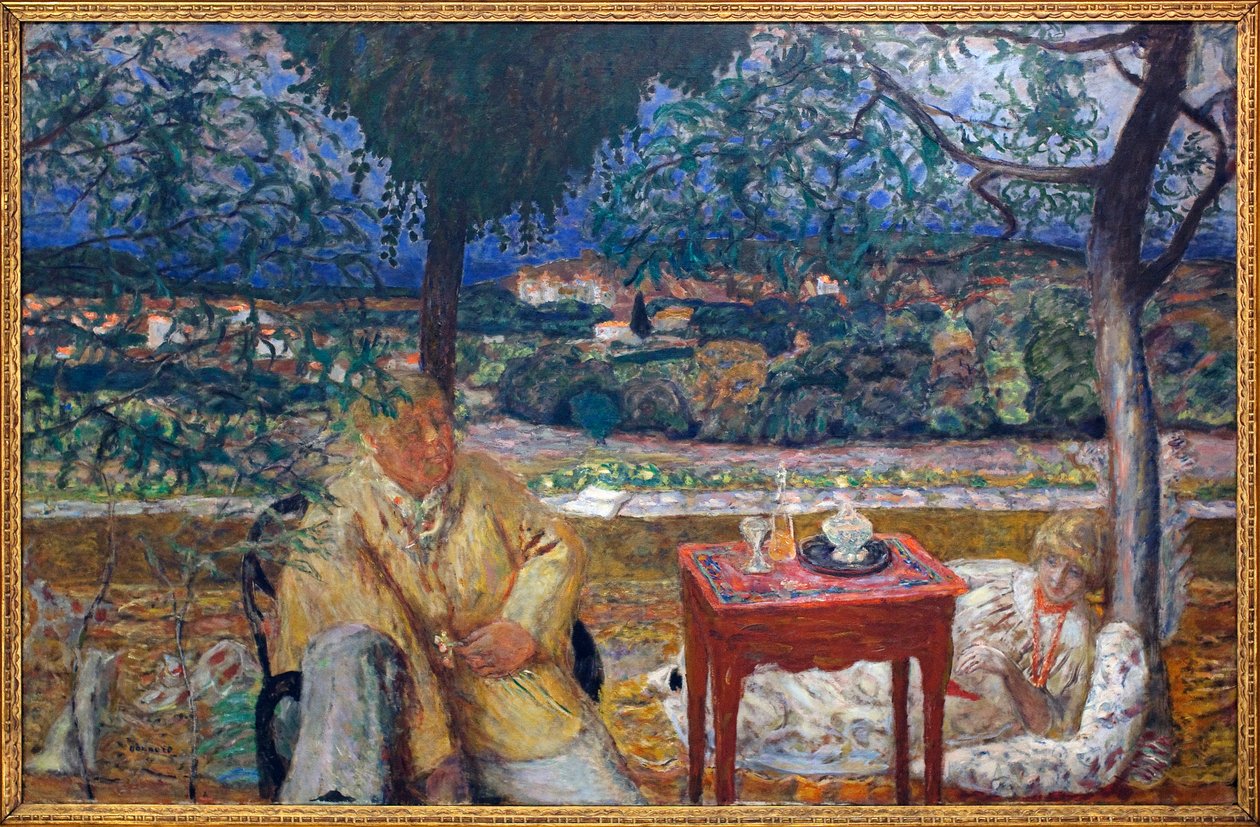 In de tuin (gesprek in de Provence) door Pierre Bonnard