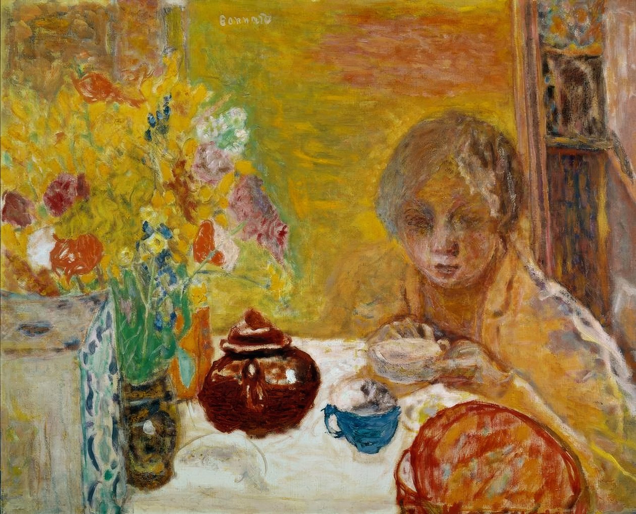 De lunch door Pierre Bonnard