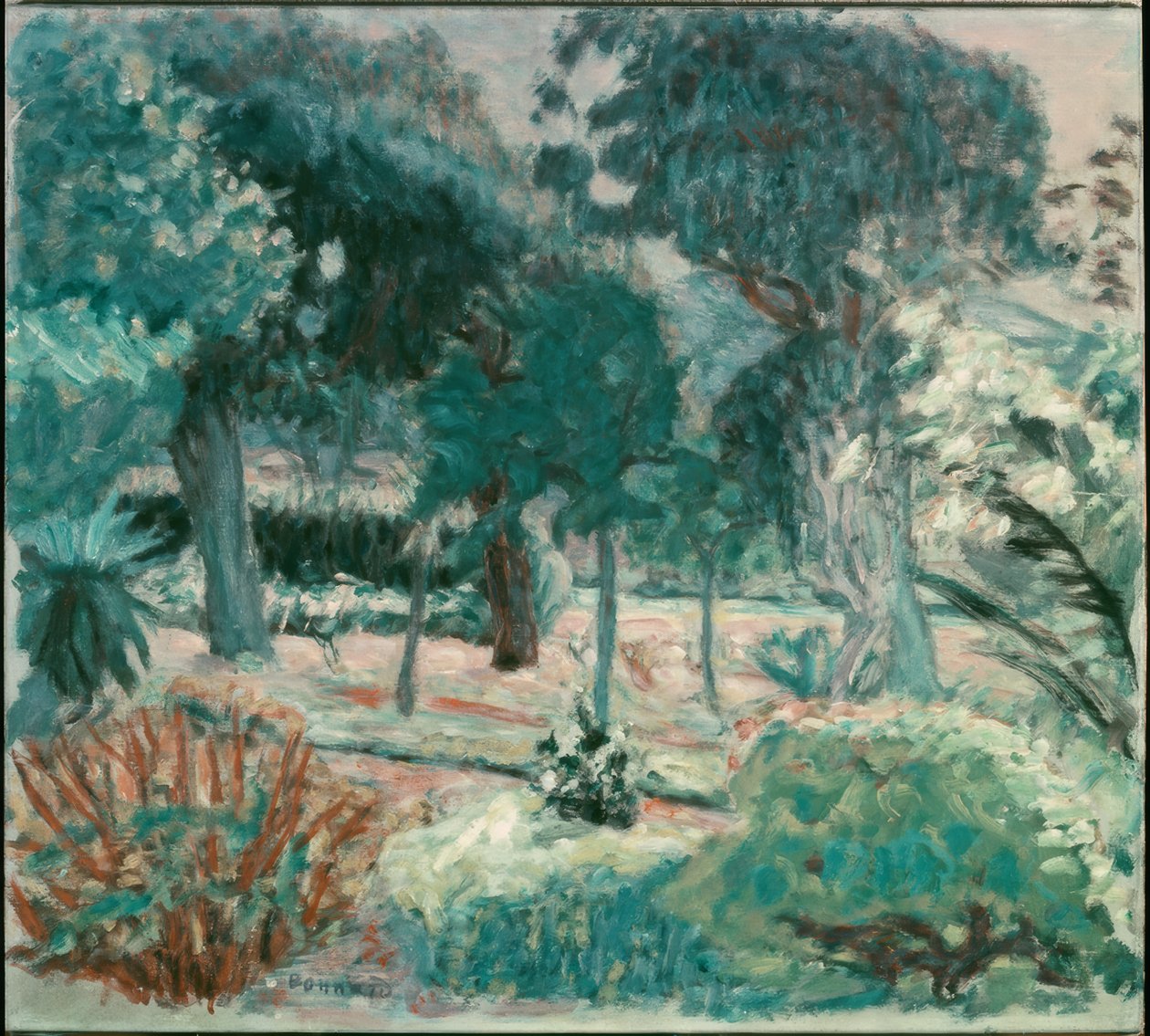De tuin in Le Var (Saint-Tropez, Villa Joséphine) door Pierre Bonnard