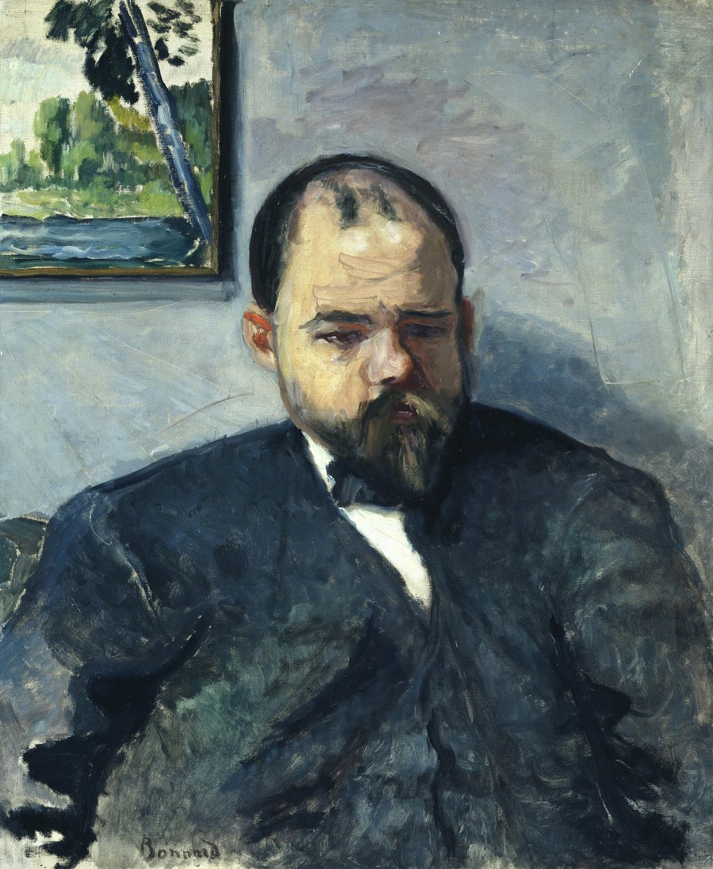 Portret van Ambroise Vollard 1865-1939, ca. 1904 door Pierre Bonnard