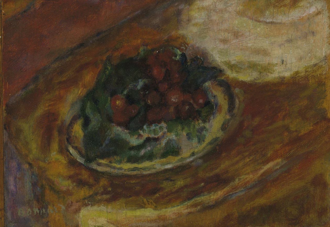 Stilleven: Kersen, ca. 1942 door Pierre Bonnard