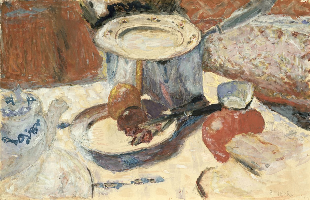 Stilleven met een steelpan, 1930 door Pierre Bonnard
